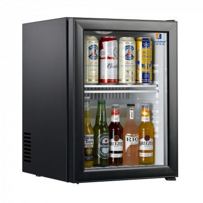 40L absorption type glass door small mini refrigerator