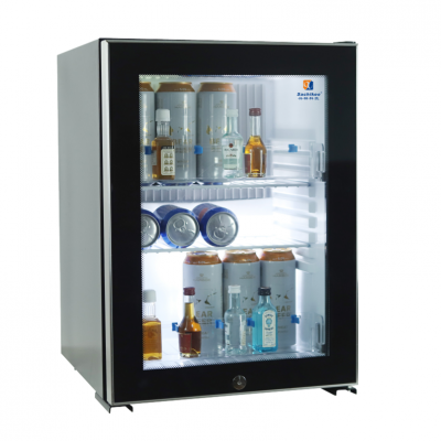 30L high quality absorption no noise glass door mini fridge