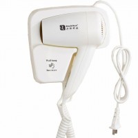 Hotel bathroom waterproof and moistureproof wall mounted hair dryer