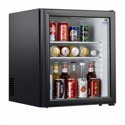 Sachikoo absorption no noise mini fridge with glass and foaming door